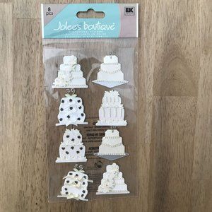Jolee’s Boutique Wedding Cakes Dimensional Stickers
